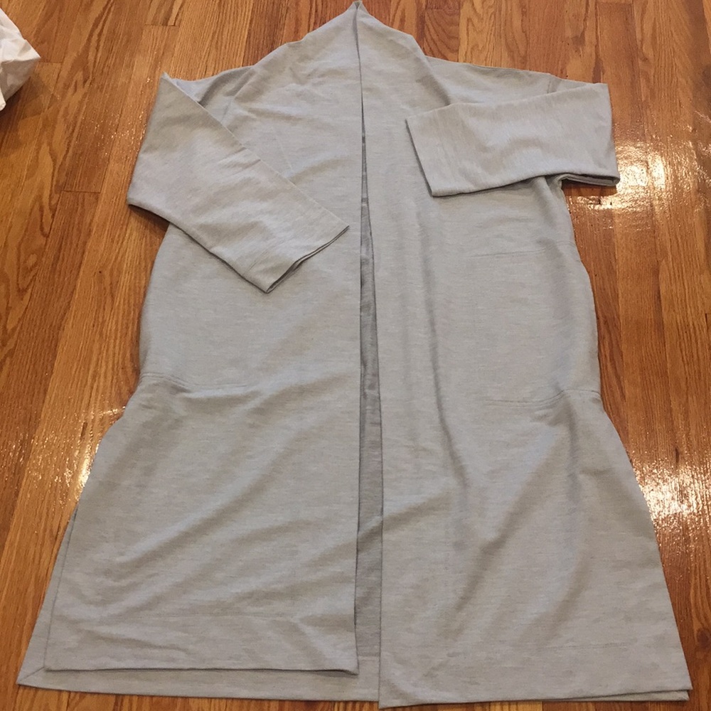 Long robe style cardigan